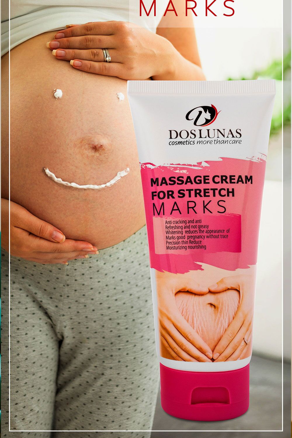 MASSAGE CREAM FOR STRETCH MARKS - Doslunas